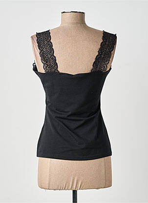 Top elasticitate bretele subțiri negru SMASH WEAR femeie