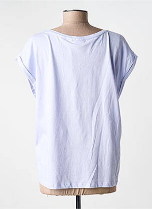 Tricou croială dreaptă mâneci scurte violet LA FIANCÉE femeie