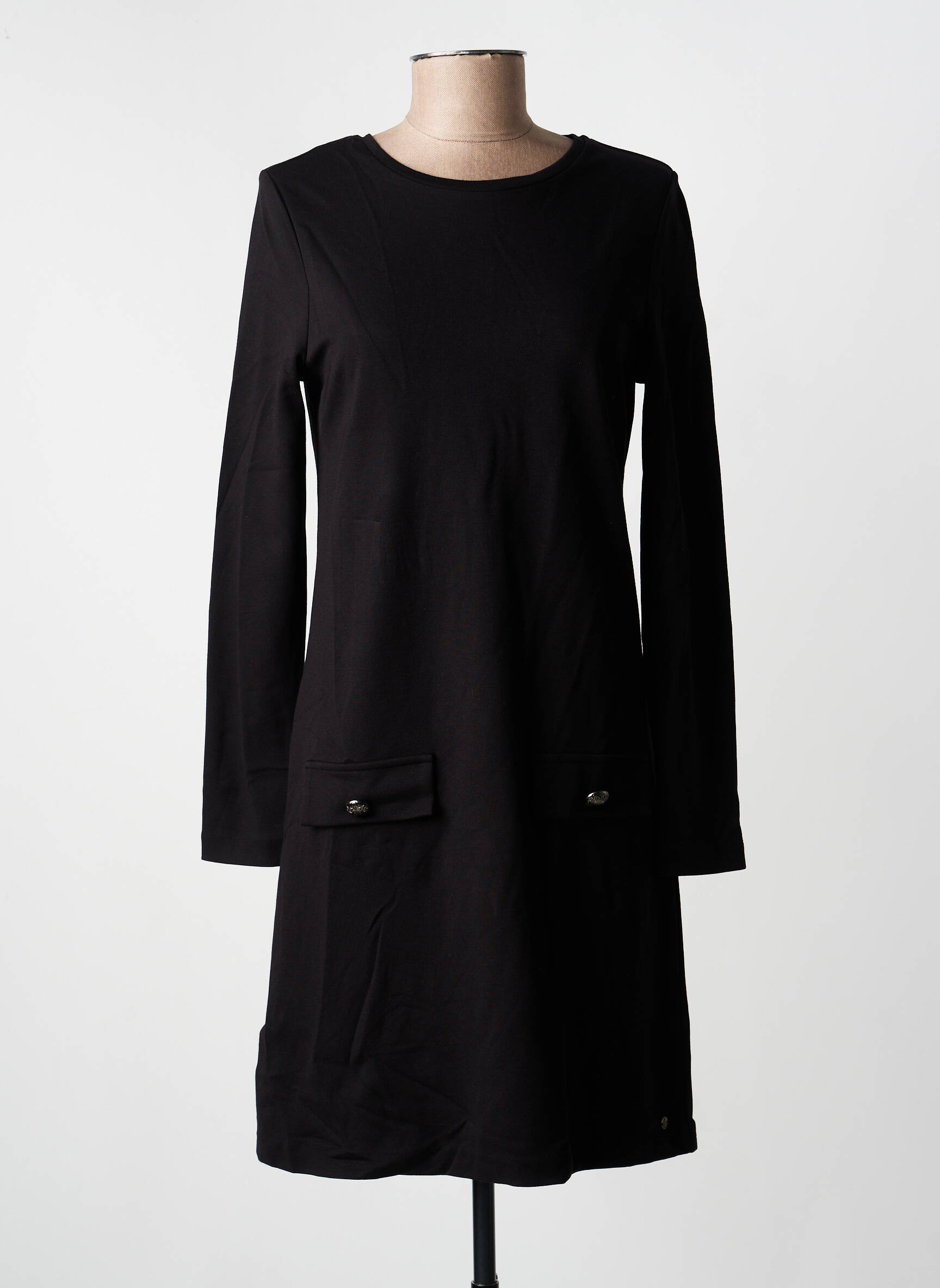 Rochie scurtă mâneci lungi mâneci lungi negru SURKANA femeie