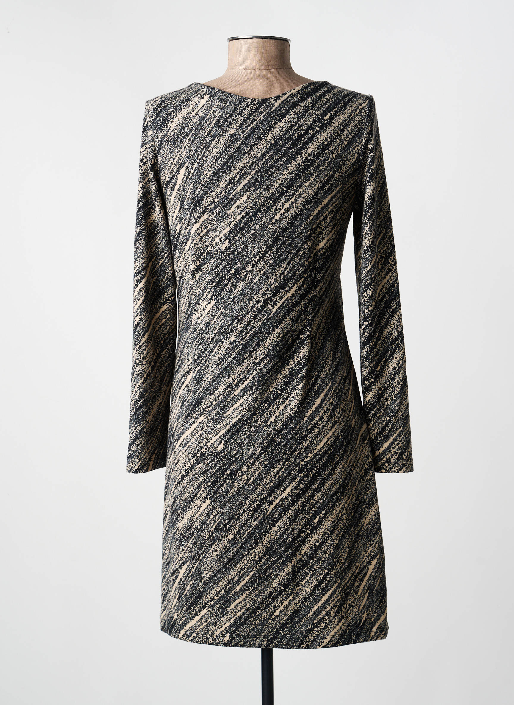 Rochie scurtă mâneci lungi mâneci lungi negru SURKANA femeie