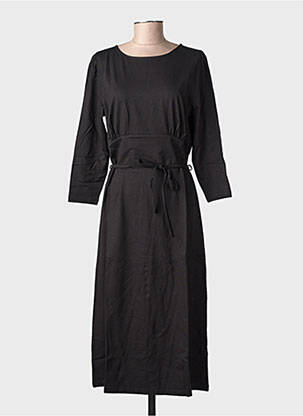 Rochie midi mâneci 3/4 mâneci 3/4 negru KING LOUIE femeie