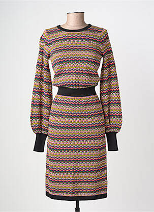 Rochie pulover elasticitate mâneci lungi violet KING LOUIE femeie