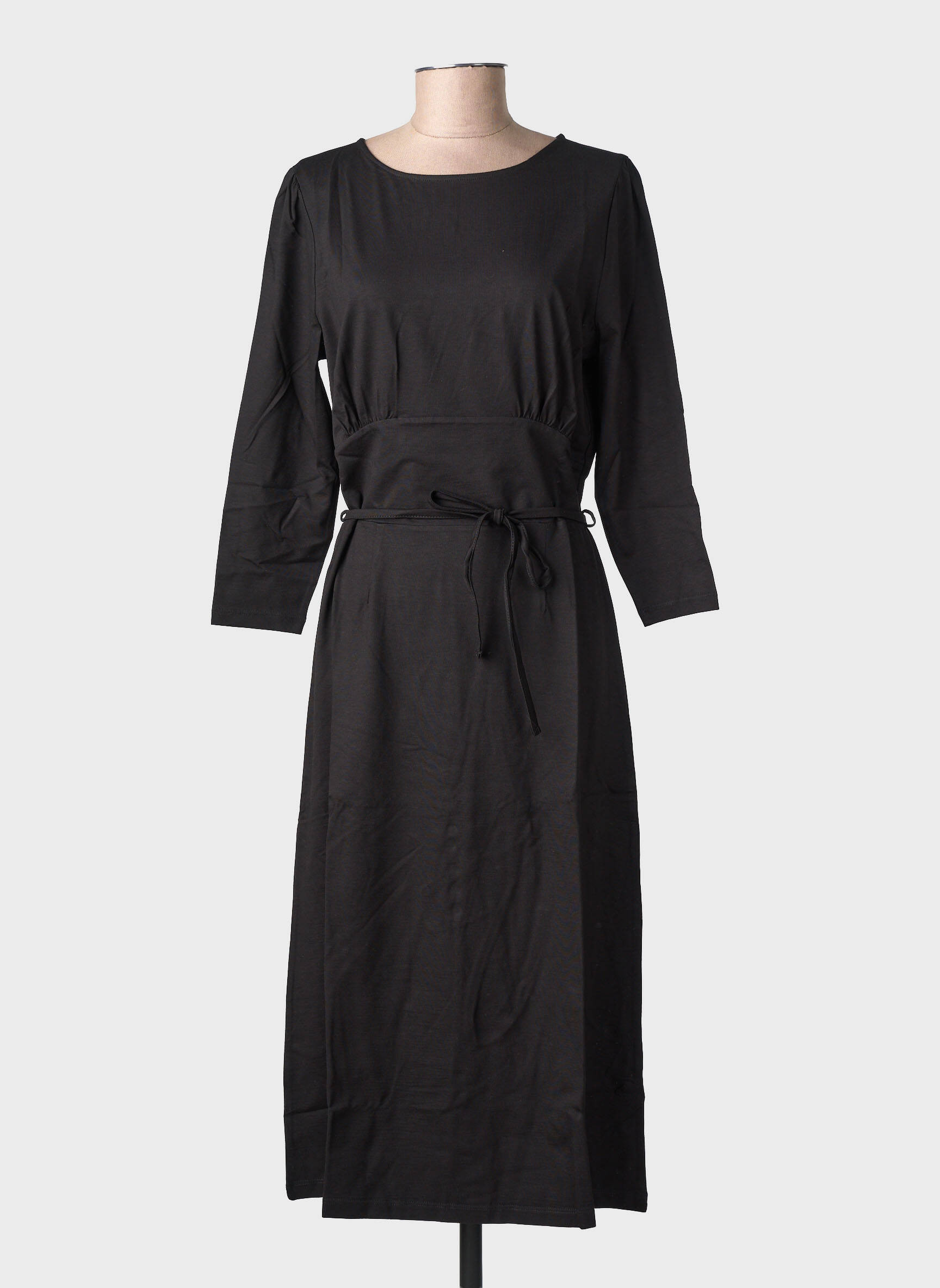 Rochie midi mâneci 3/4 mâneci 3/4 negru KING LOUIE femeie