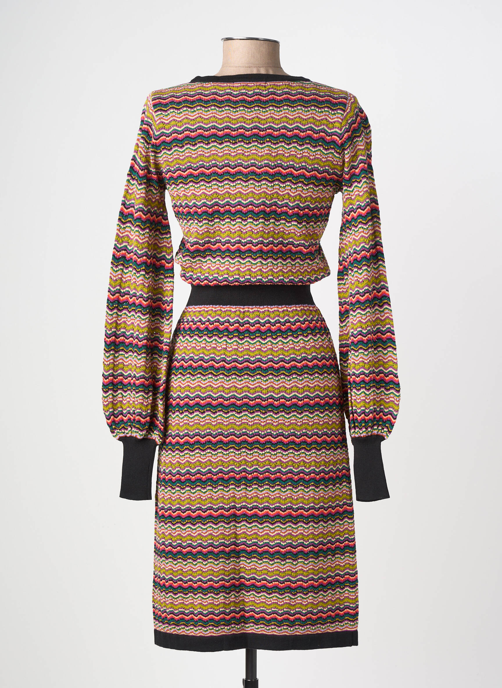 Rochie pulover elasticitate mâneci lungi violet KING LOUIE femeie