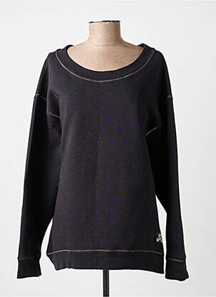 Hanorac broderie mâneci lungi negru YIPPIE HIPPIE femeie