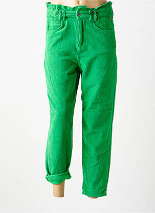 Pantalon slim mărime normală mărime normală verde FREEMAN T.PORTER femeie