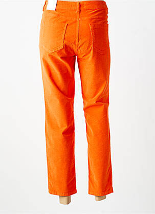 Pantalon slim elasticitate mărime normală portocalie OUI femeie