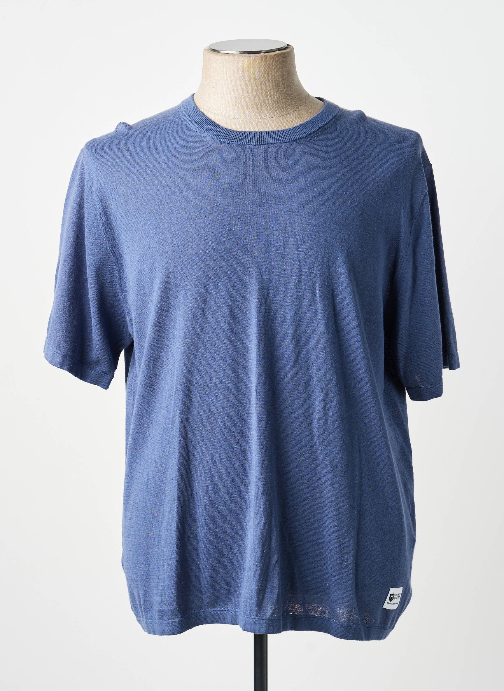 Tricou elasticitate mâneci scurte albastru FREEMAN T.PORTER bărbat