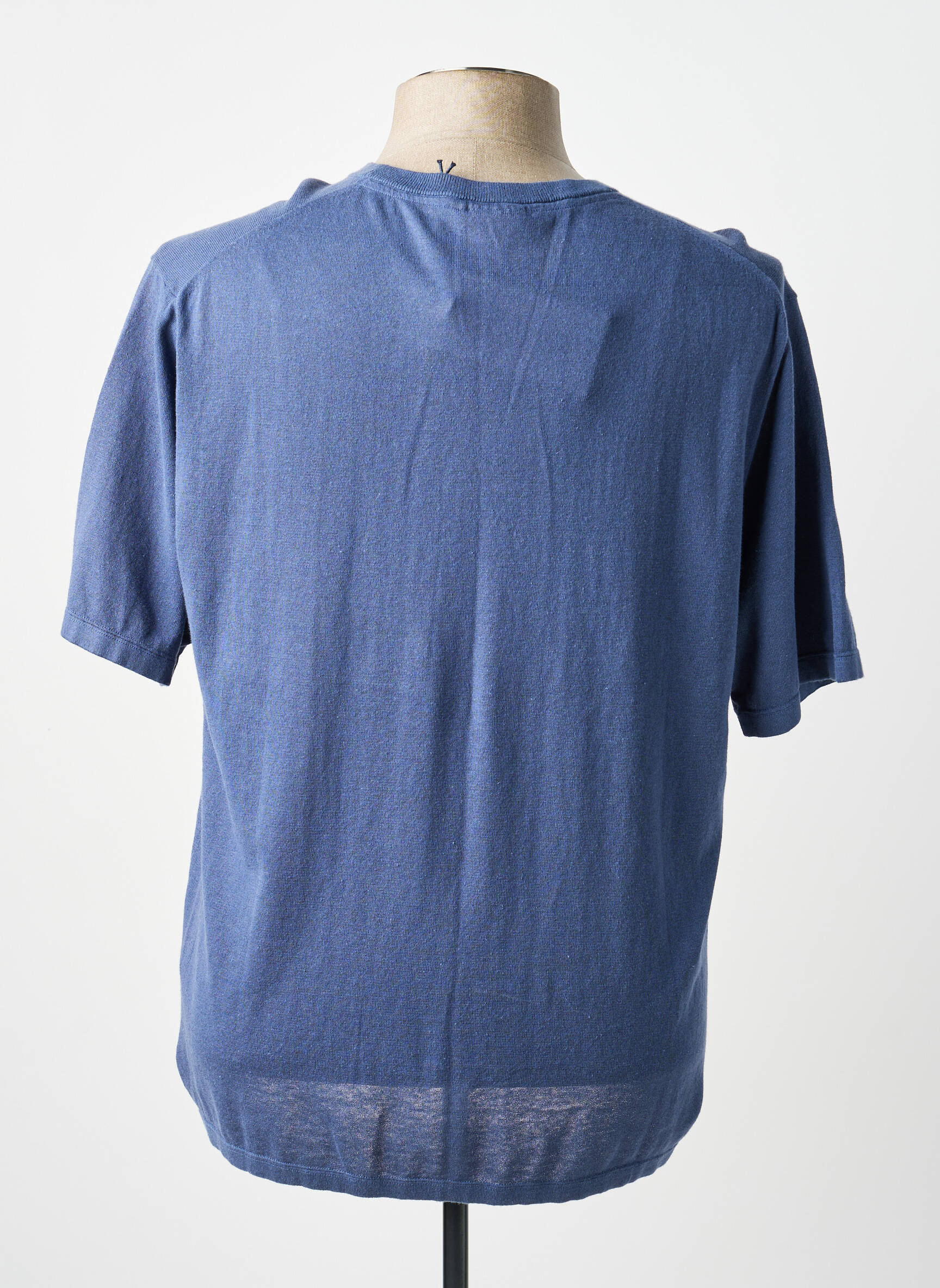 Tricou elasticitate mâneci scurte albastru FREEMAN T.PORTER bărbat