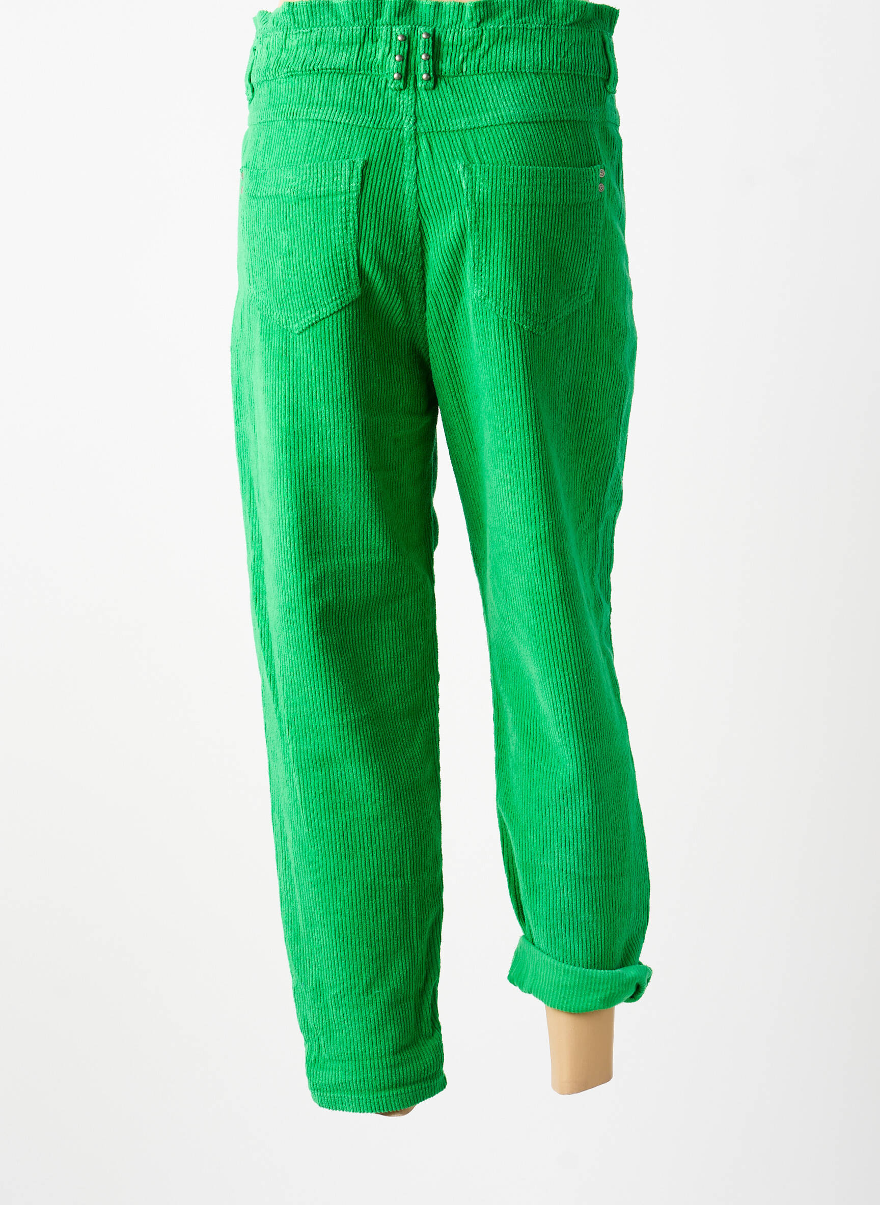 Pantalon slim mărime normală mărime normală verde FREEMAN T.PORTER femeie