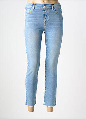 Blugi cu croială slim elasticitate mărime normală albastru NVY DENIM femeie