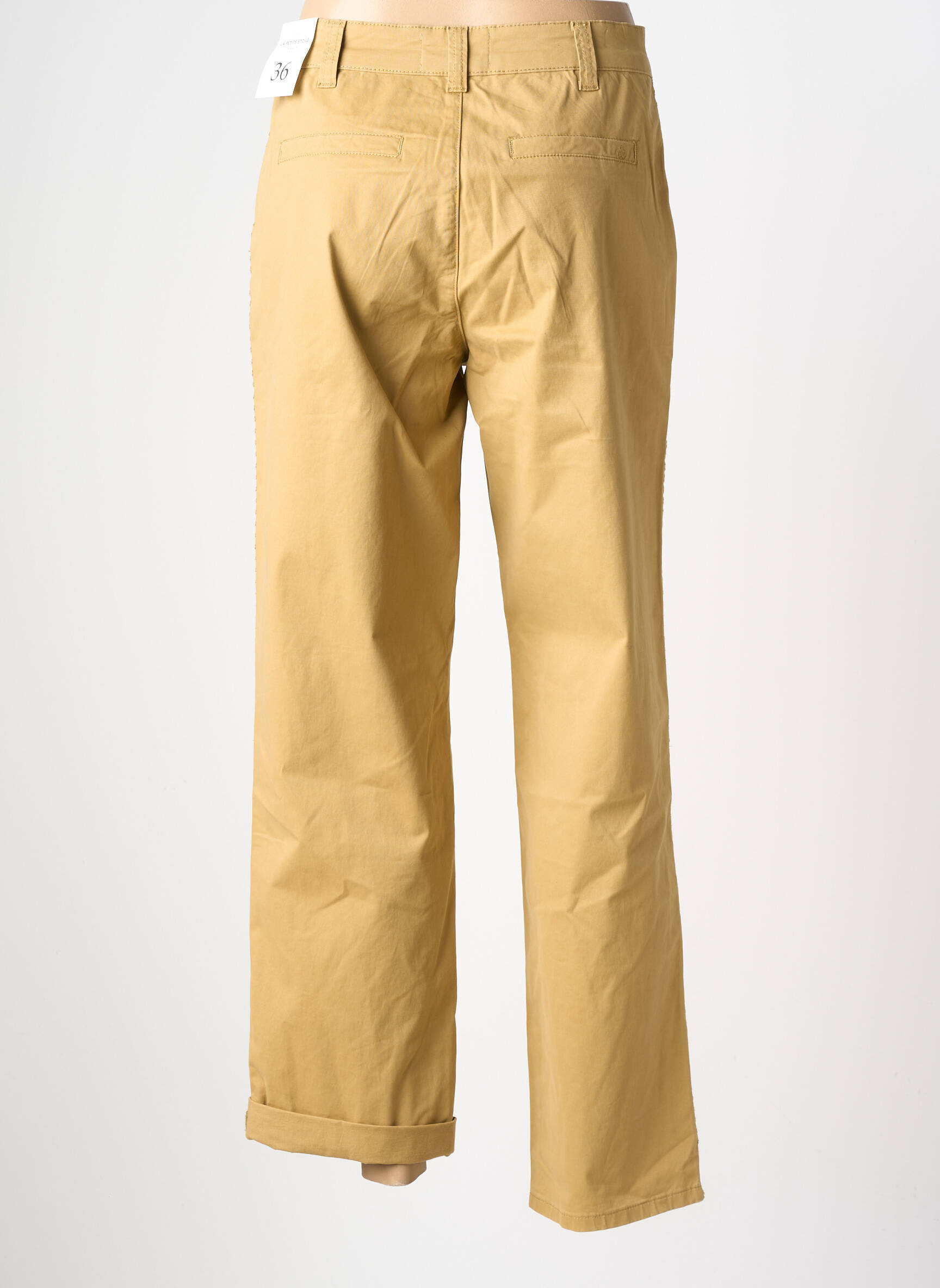 Pantalon evazat elasticitate mărime normală maro LA PETITE ETOILE femeie