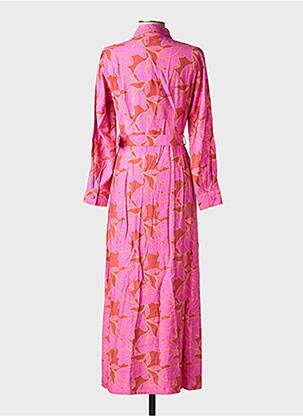 Rochie lungă mâneci lungi mâneci lungi roz LA PETITE ETOILE femeie