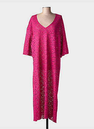Rochie lungă mâneci scurte mâneci scurte violet LA PETITE ETOILE femeie