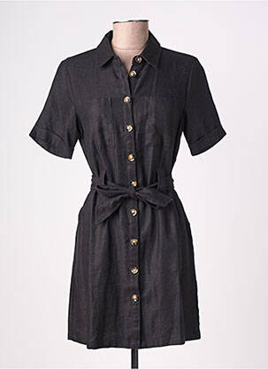 Rochie scurtă mâneci scurte mâneci scurte negru LA PETITE ETOILE femeie