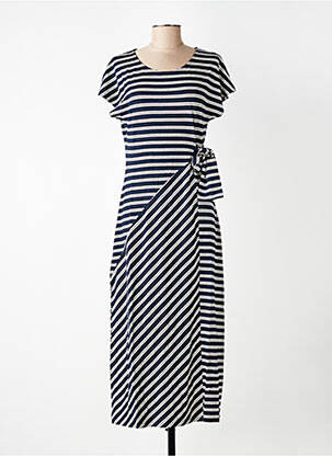 Rochie midi mâneci scurte mâneci scurte albastru NICE THINGS femeie
