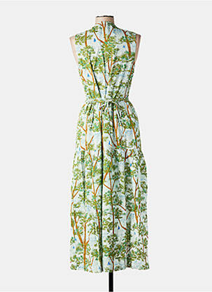 Rochie lungă fără mâneci fără mâneci verde NICE THINGS femeie