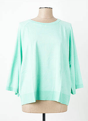 Pulover elasticitate mâneci 3/4 verde ESQUALO femeie