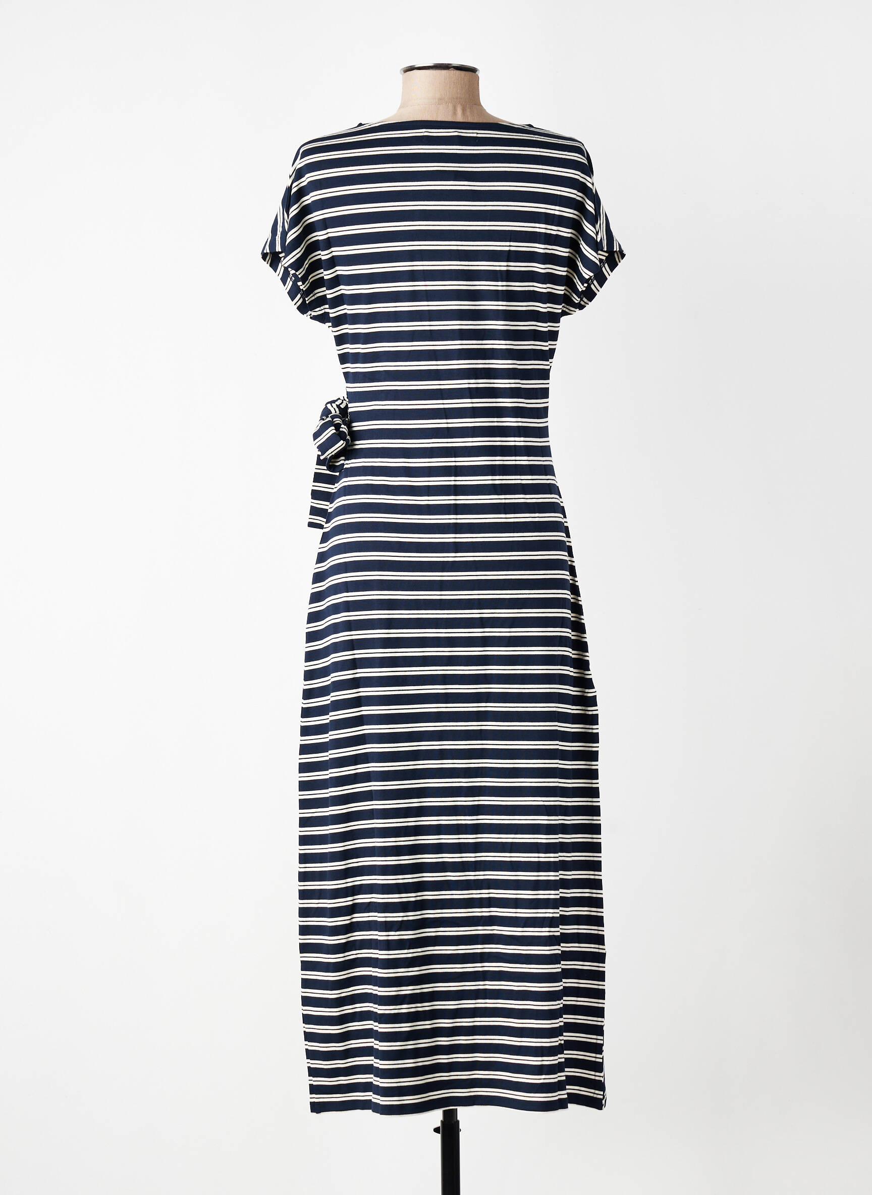 Rochie midi mâneci scurte mâneci scurte albastru NICE THINGS femeie