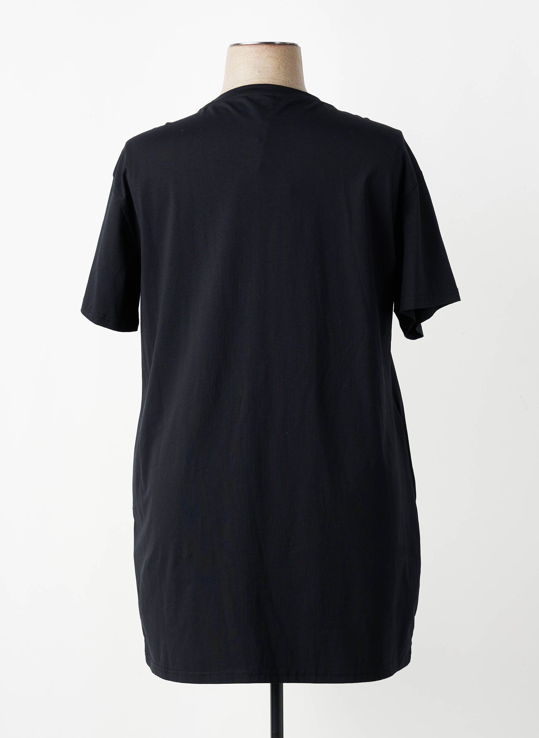 Tricou elasticitate mâneci scurte negru FLY OUT femeie