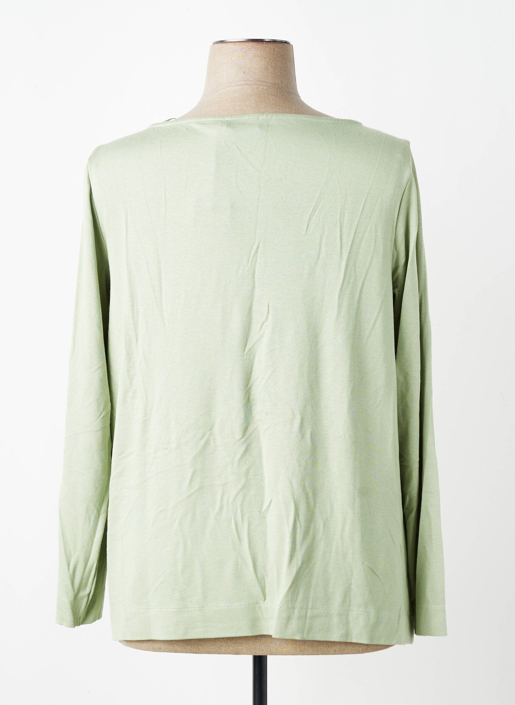Tricou mâneci lungi mâneci lungi verde YESTA femeie