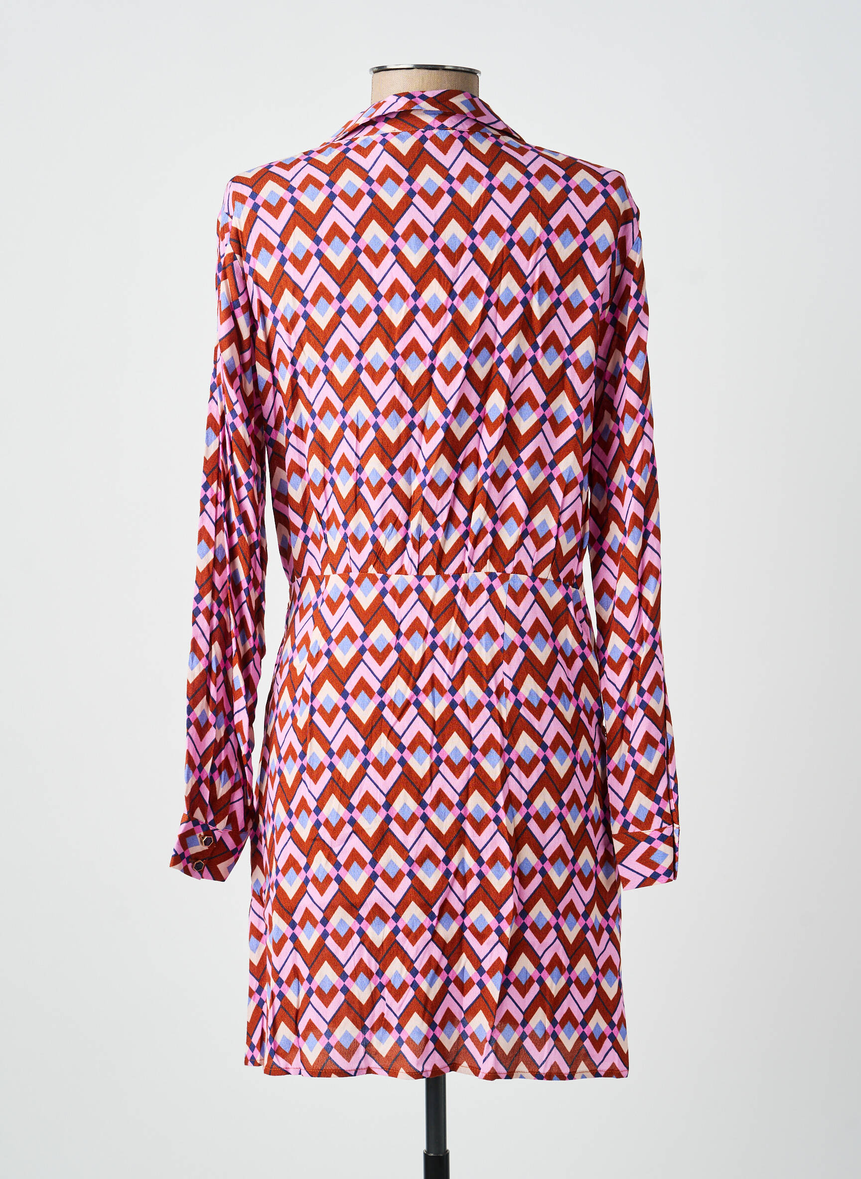 Rochie scurtă mâneci lungi mâneci lungi roz LA PETITE FRANCAISE femeie