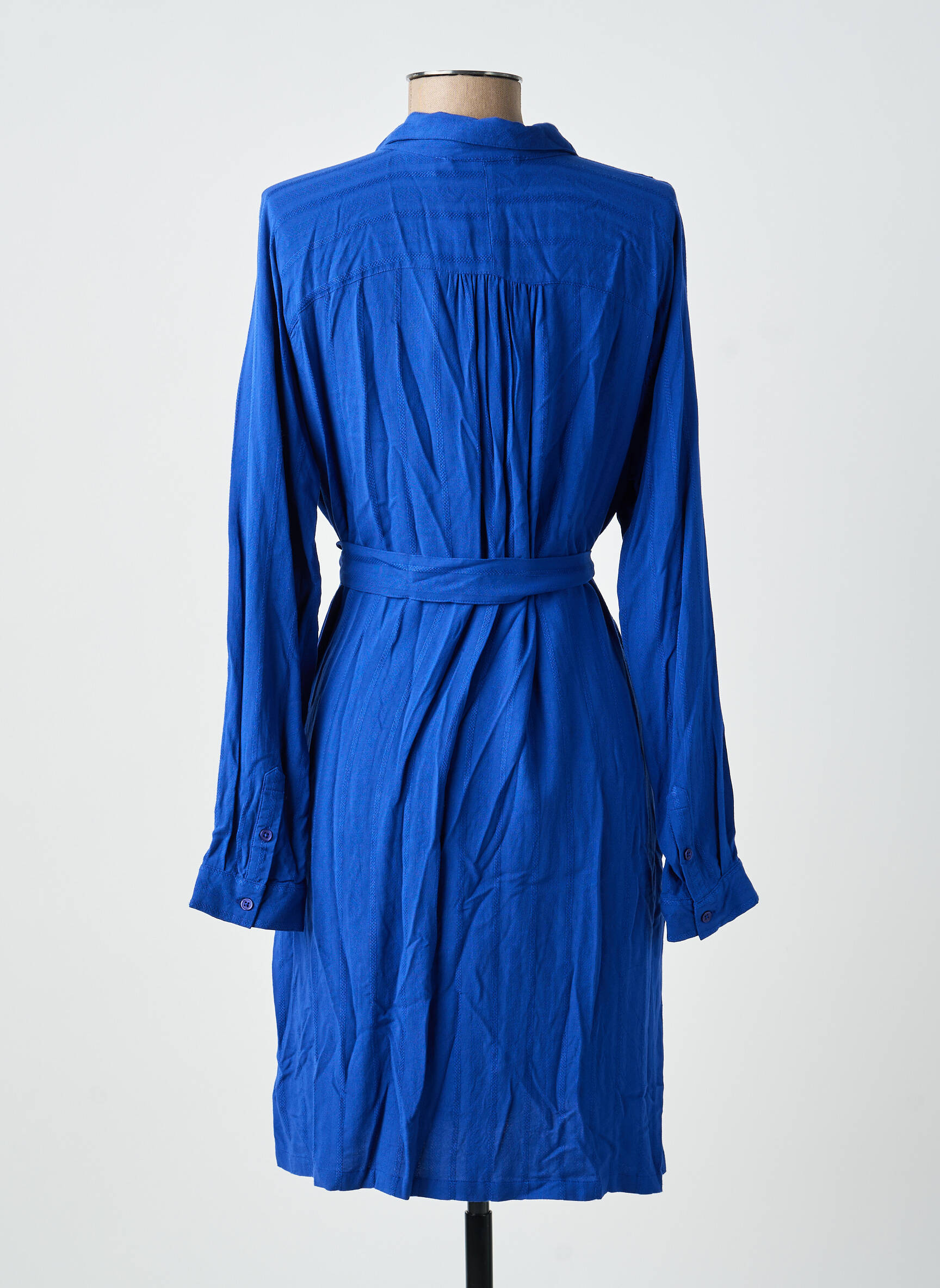 Rochie scurtă mâneci lungi mâneci lungi albastru LA PETITE FRANCAISE femeie
