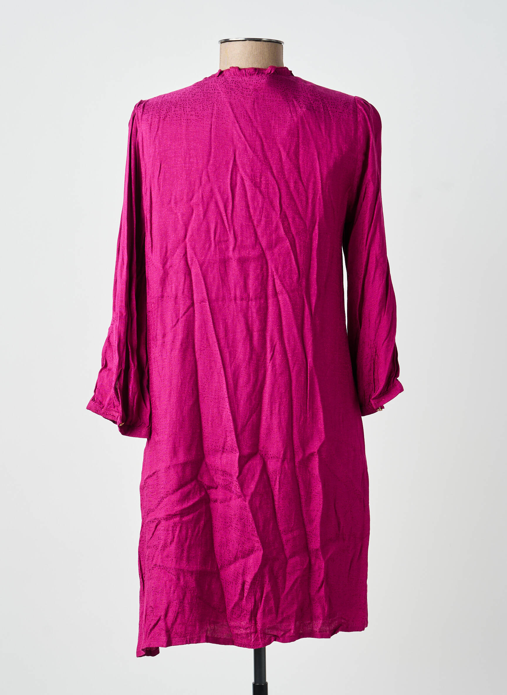 Rochie scurtă mâneci lungi mâneci lungi roz LA PETITE FRANCAISE femeie