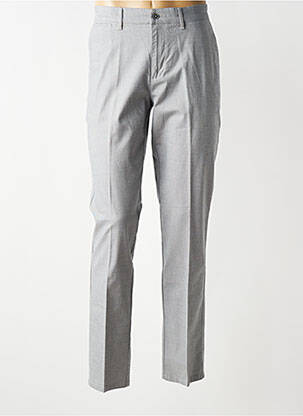 Pantalon chino țesătură melanj mărime normală gri LCDN bărbat