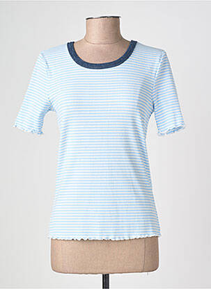 Tricou elasticitate mâneci scurte albastru NUMPH femeie