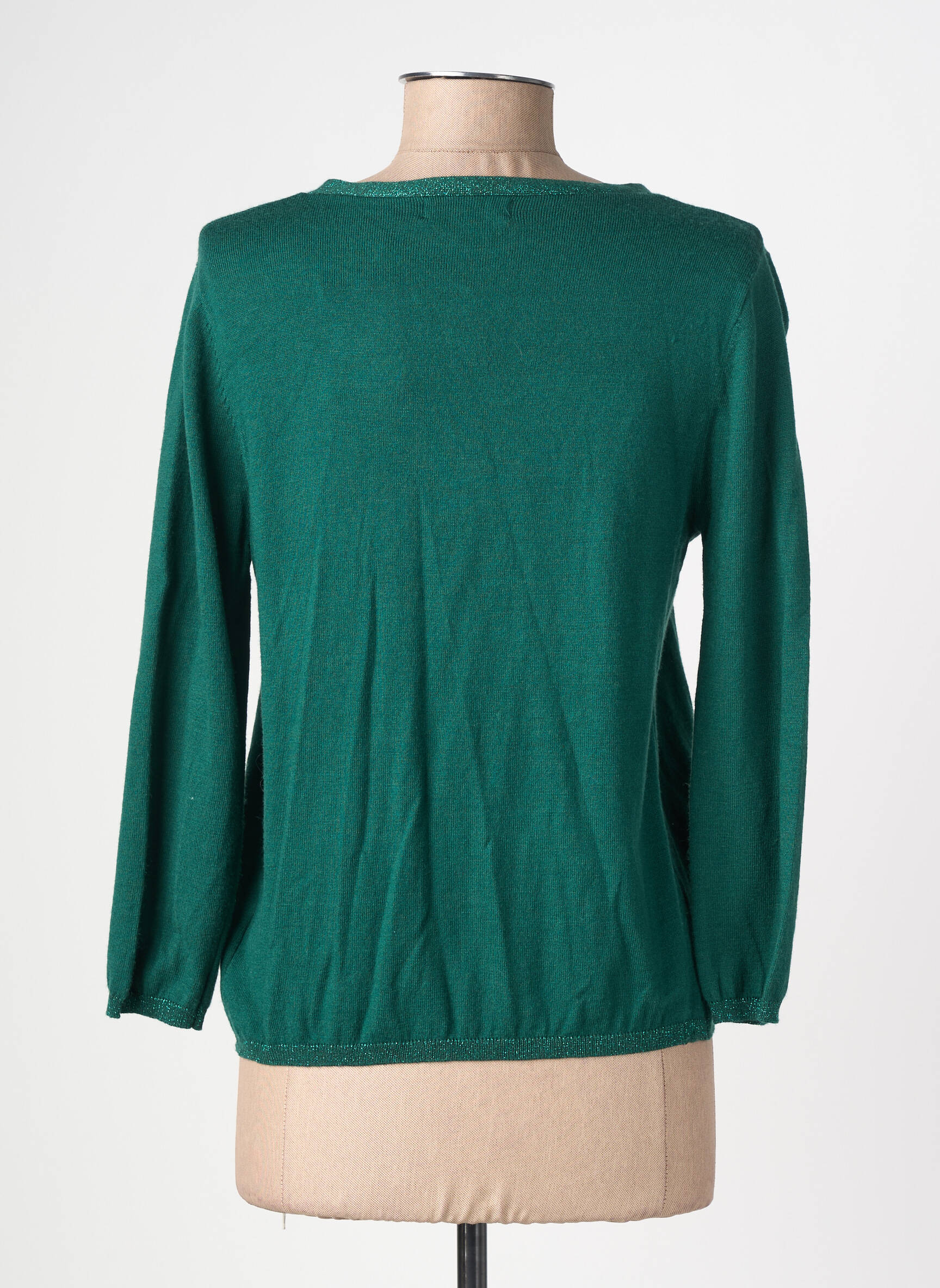 Vestă cu mâneci lungi mâneci 3/4 verde LA PETITE ETOILE femeie