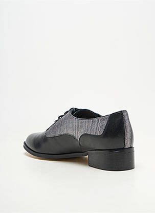 Derby-uri material neted toc plat până la 3 cm negru MELLOW YELLOW femeie