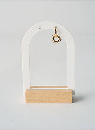 Cercel mono materiale placate cu aur auriu TATA GISELE femeie