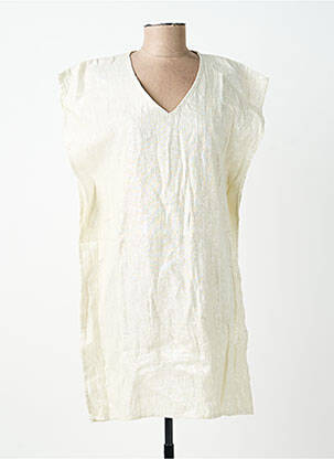 Rochie scurtă mâneci scurte mâneci scurte argintiu BELLAWAY femeie