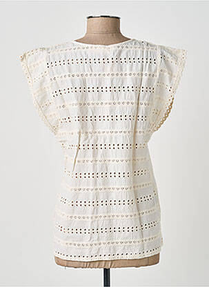 Top mâneci scurte mâneci scurte alb BELLAWAY femeie