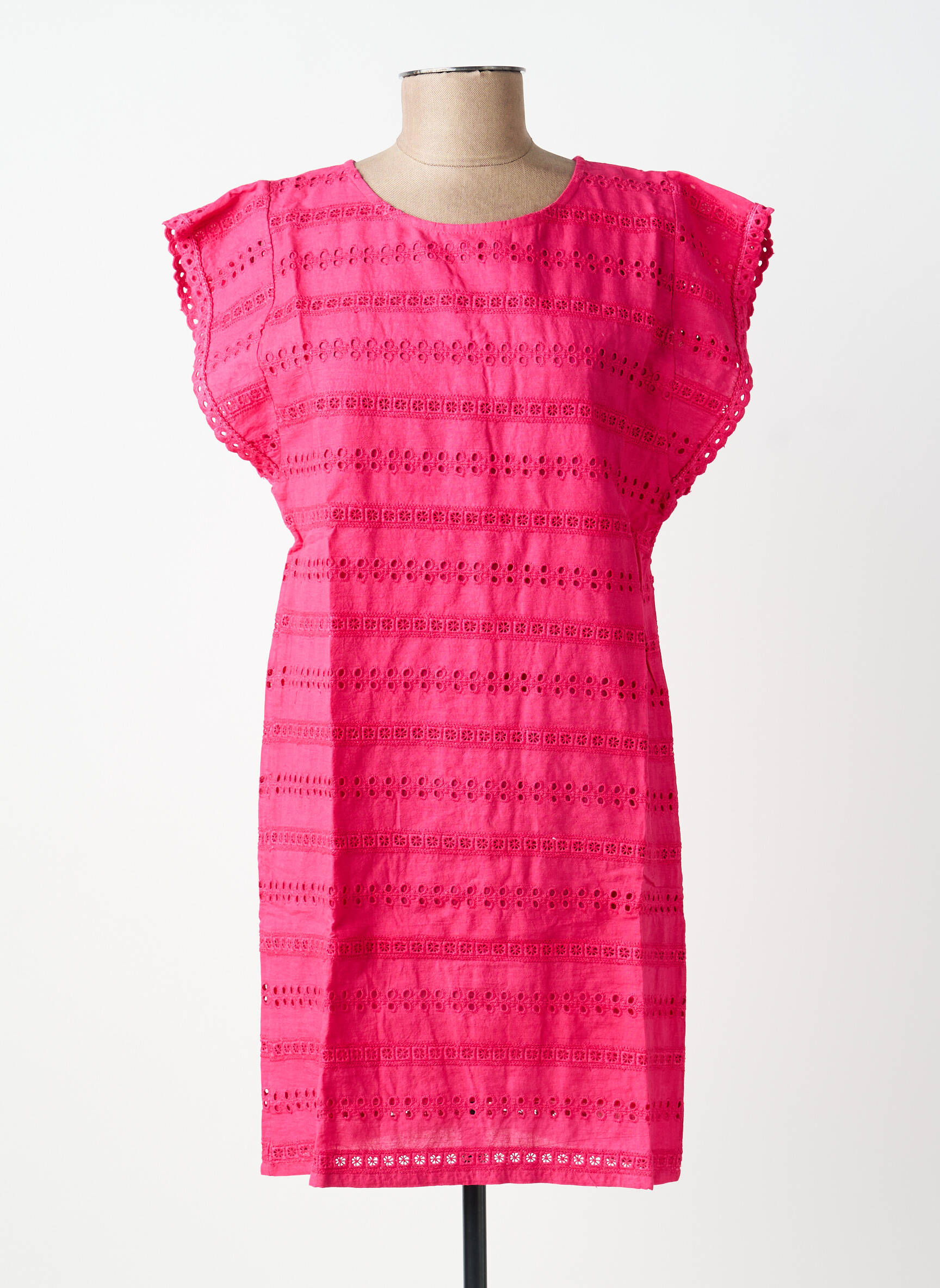 Rochie scurtă mâneci scurte mâneci scurte roz BELLAWAY femeie