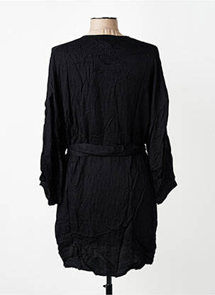 Rochie scurtă croială fluidă mâneci lungi negru CHARLIE JOE femeie