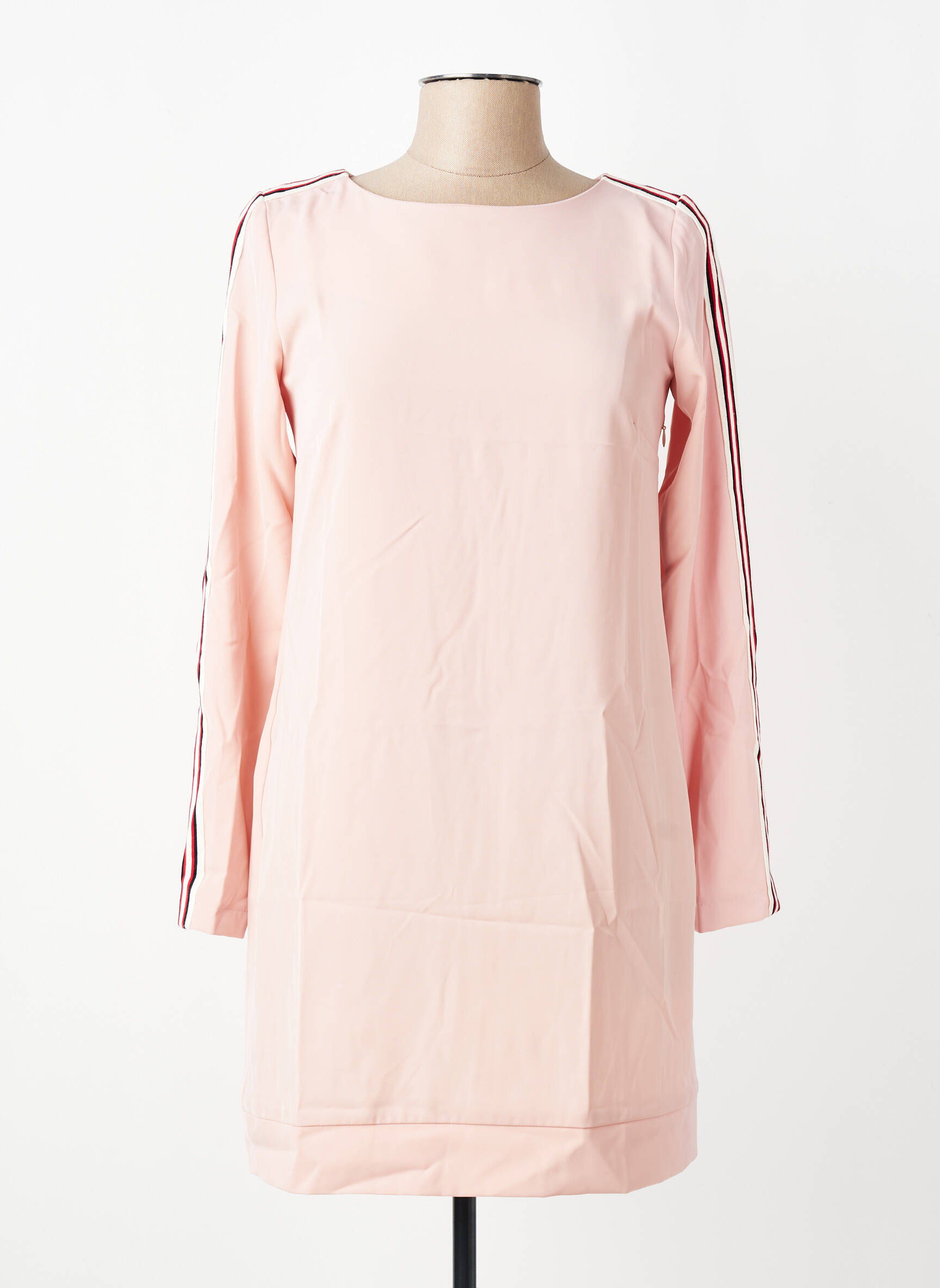 Rochie scurtă mâneci lungi mâneci lungi roz MARYLEY femeie