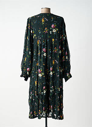 Rochie midi imprimeu floral mâneci lungi negru CHARLIE JOE femeie