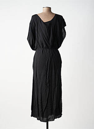 Rochie midi mâneci scurte mâneci scurte negru CHARLIE JOE femeie