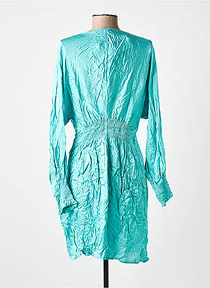 Rochie midi mâneci lungi mâneci lungi albastru ANGELA DAVIS femeie