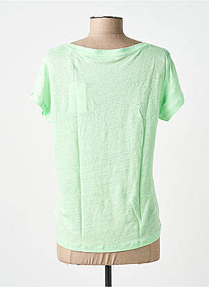 Tricou guler în v mâneci scurte verde PEPE JEANS femeie