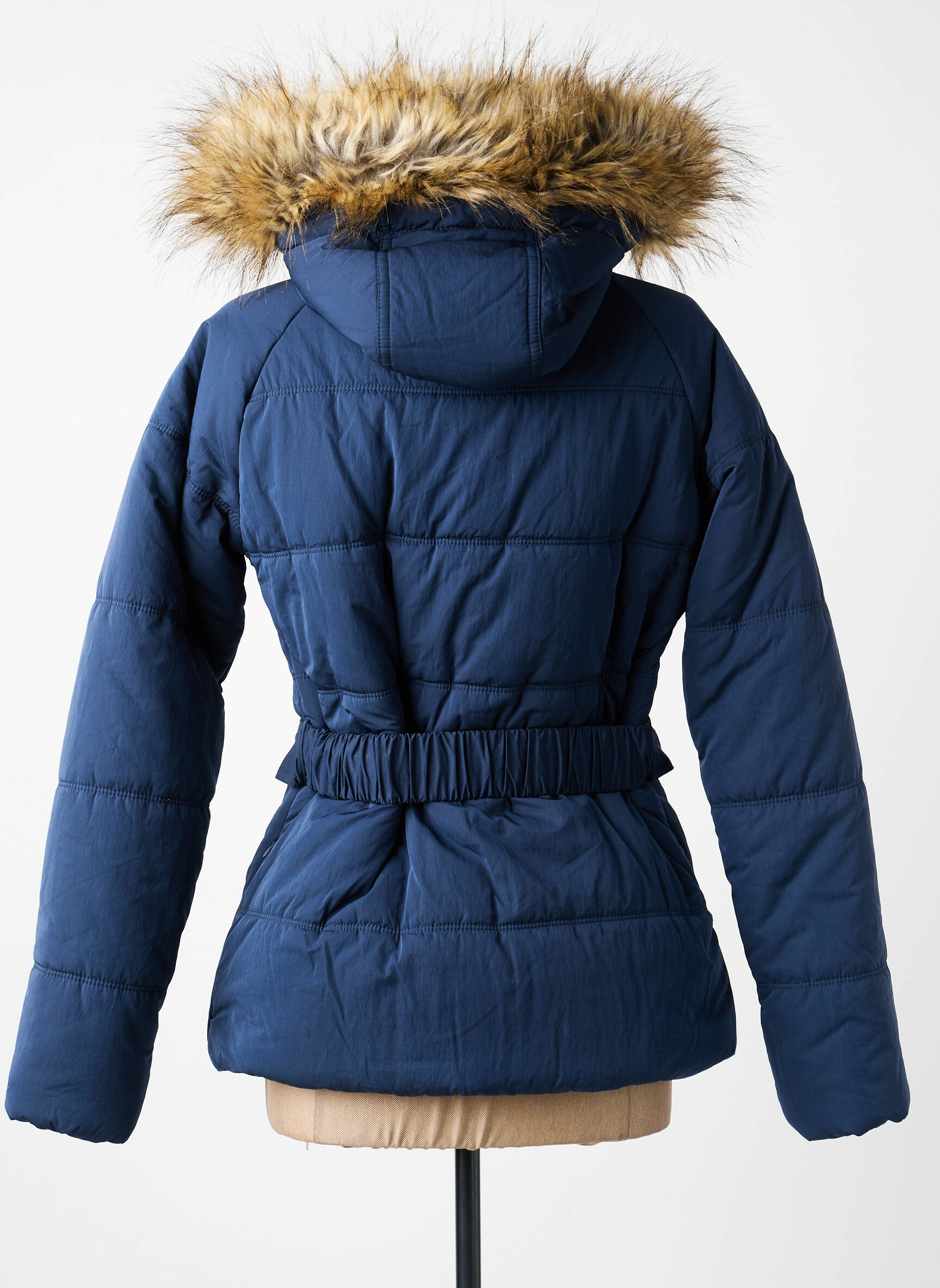 Geacă matlasată mâneci lungi cu glugă albastru PEPE JEANS femeie
