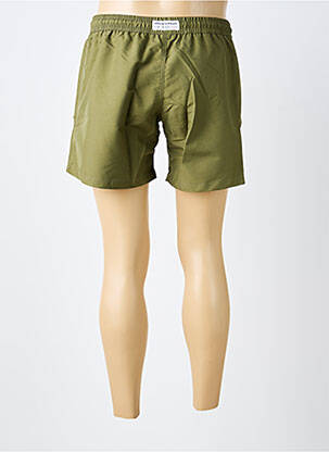 Șort de baie țesătură poplin verde deschis MOUILLER LE MAILLOT bărbat