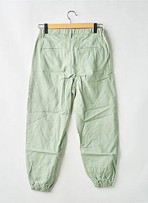Pantalon larg buzunare mărime normală verde MARYLEY femeie