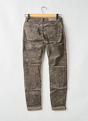 Pantalon slim elasticitate mărime normală gri ALMANEGRA femeie