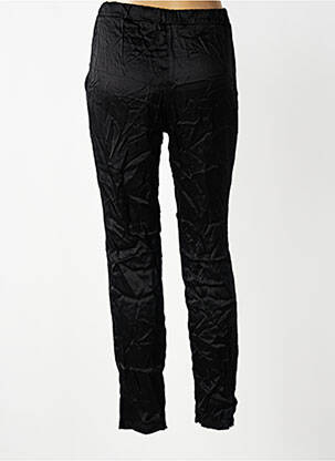 Pantalon slim talie elastică mărime normală negru ANGELA DAVIS femeie