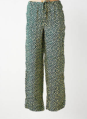 Pantalon drept talie elastică mărime normală verde CHARLIE JOE femeie