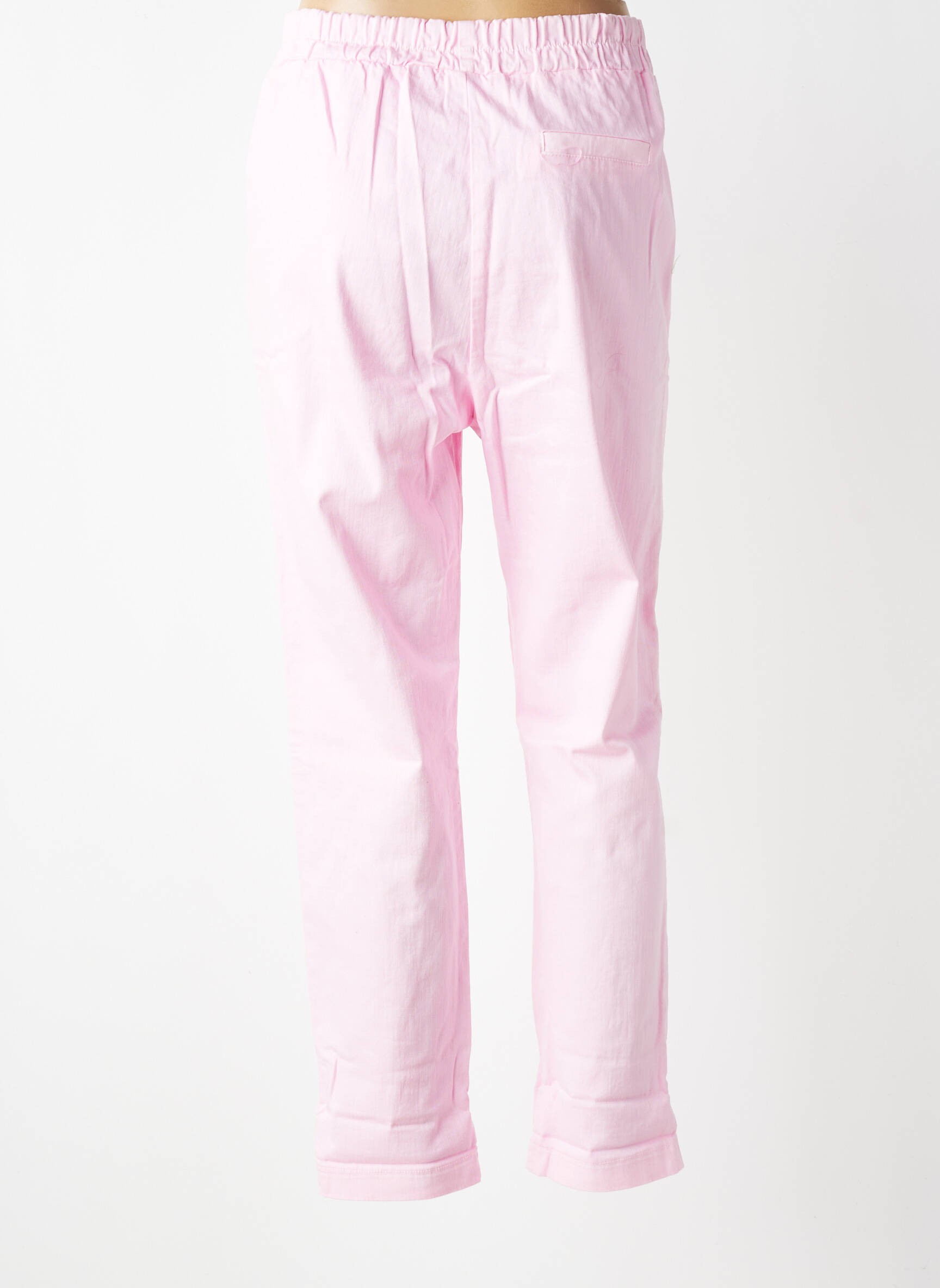 Pantalon drept elasticitate mărime normală roz MARYLEY femeie