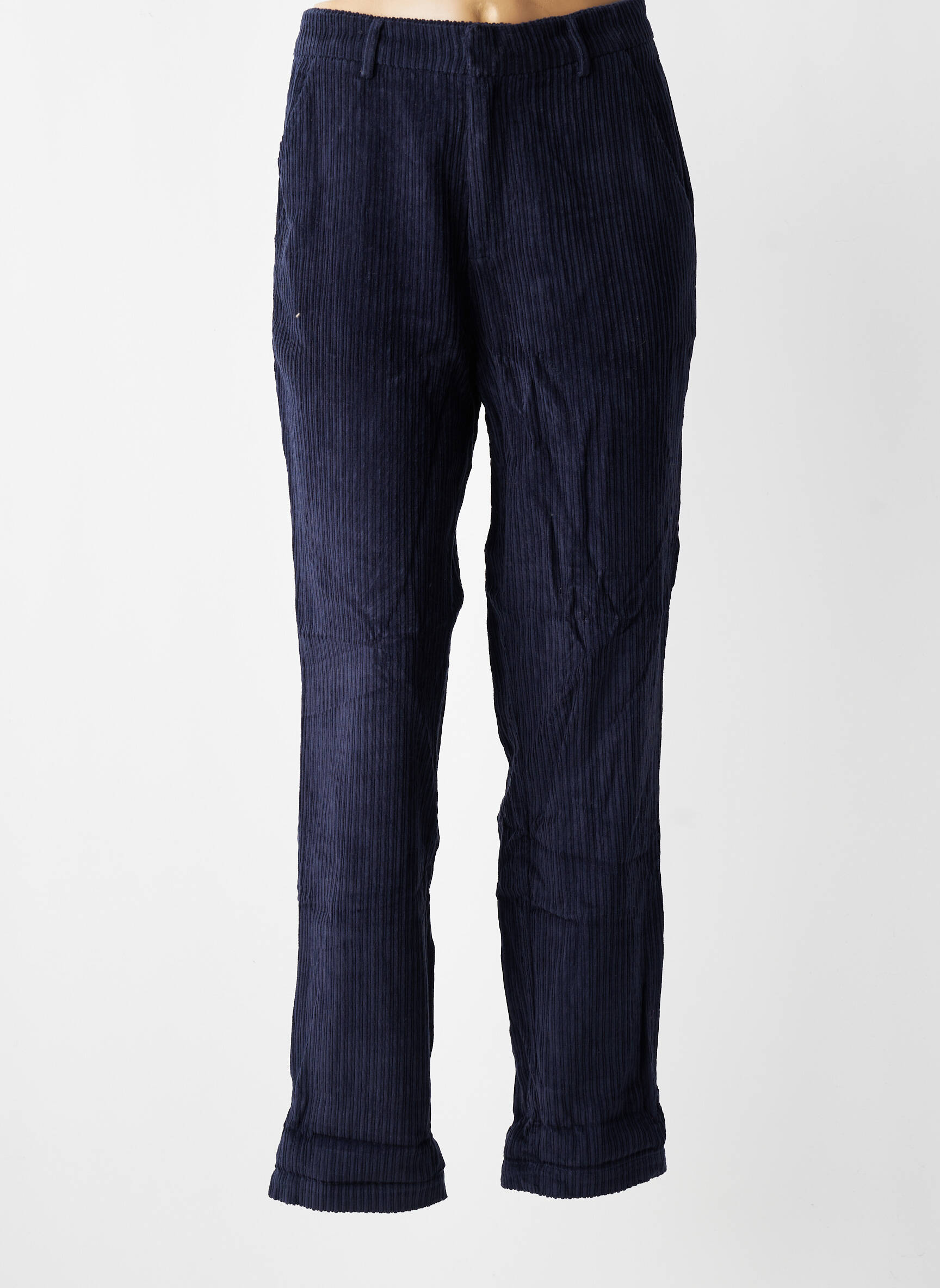 Pantalon drept elasticitate mărime normală albastru CHARLIE JOE femeie